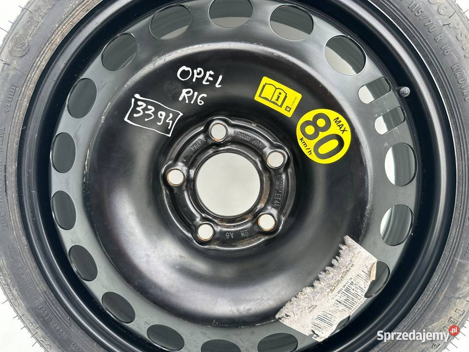 KOŁO ZAPASOWE DOJAZDOWE Opel Vectra C Astra H Rudka