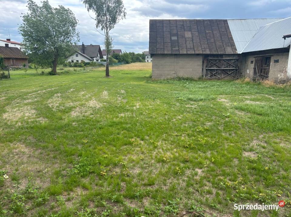 Duża zabudowana działka 3707 m2 w mieście Brok