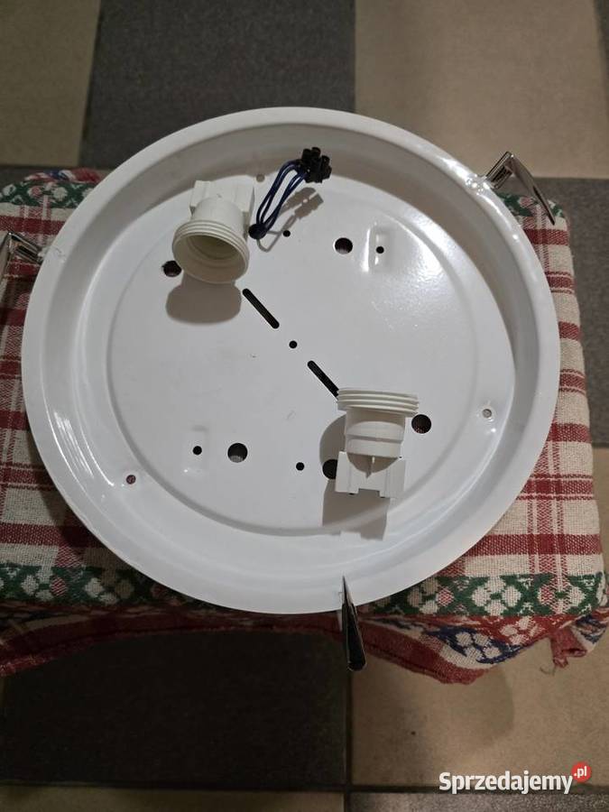 Lampa sufitowa plafoniera szklana Czarna Woda