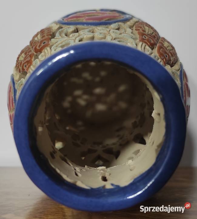 Chiński wazon ażurowy porcelanowy porcelana Porcelana i szkło Porcelana i szkło Warszawa