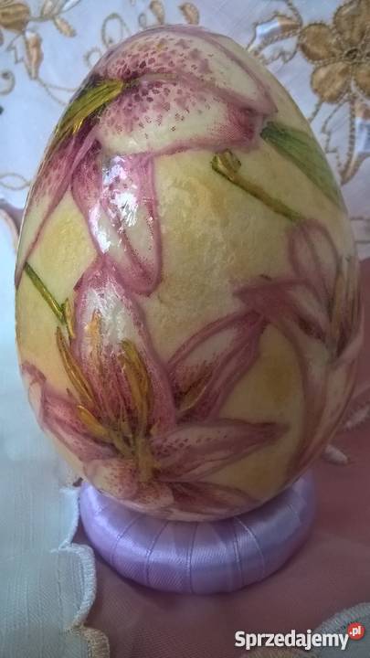 jajko pisanka styropian Wielkanoc 12 rękodzieło Sierpc