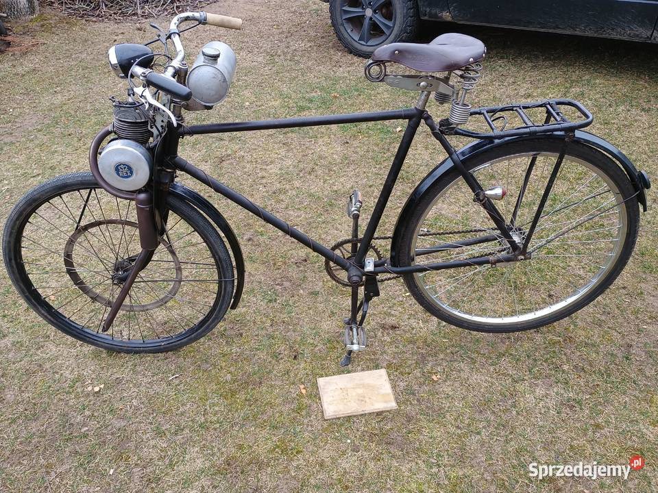 Rower z silnikiem Rex FM50 zabytkowy Kurzętnik sprzedam