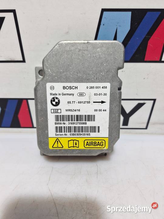 BMW E46 MODUŁ STEROWNIK SENSOR PODUSZEK AIRBAG