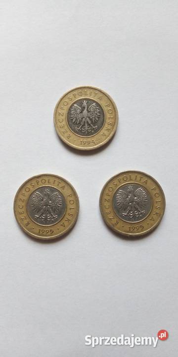 2 złote 1994 1995 obiegowe Lublin