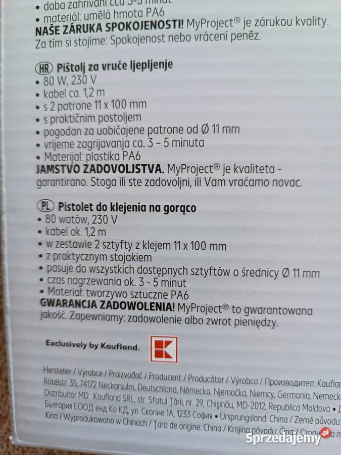 Pistlet do kleju Myproject Kędzierzyn-Koźle sprzedam