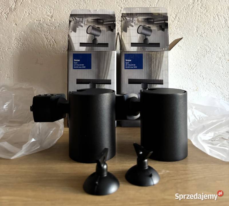 Reflektor Snow Czarny ruchomy LIGHT PRESTIGE Szczecin