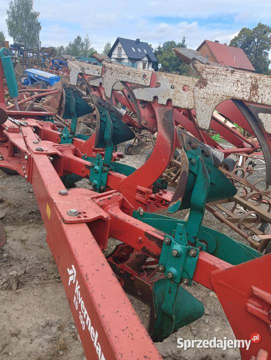 Pług ed 100 resor super stan 4 skiby ażur Kverneland Nowa Karczma