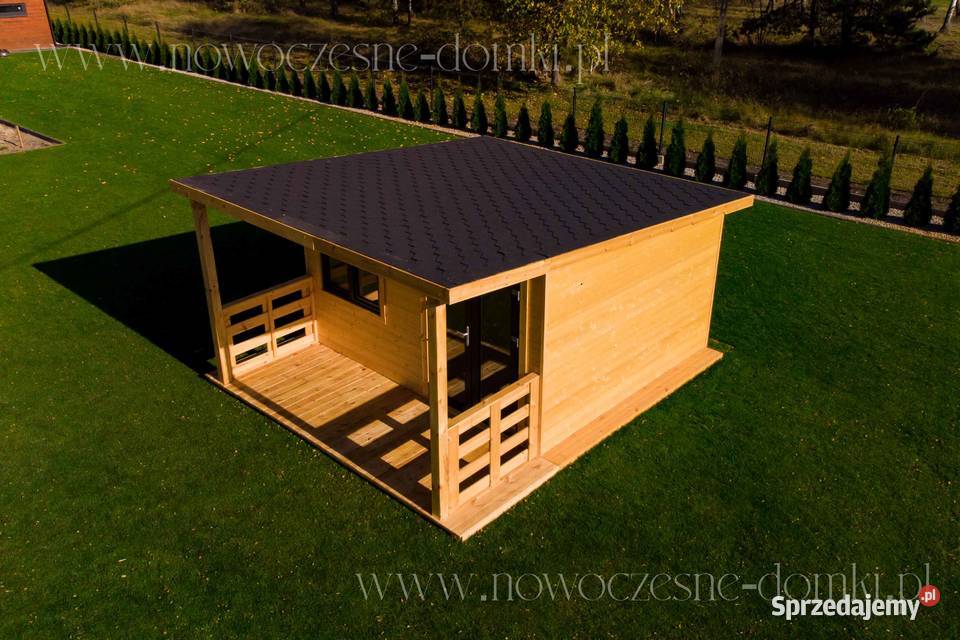 Drewniany domek do 35m2 Ibiza 3 wym 4x4m Bydgoszcz sprzedam