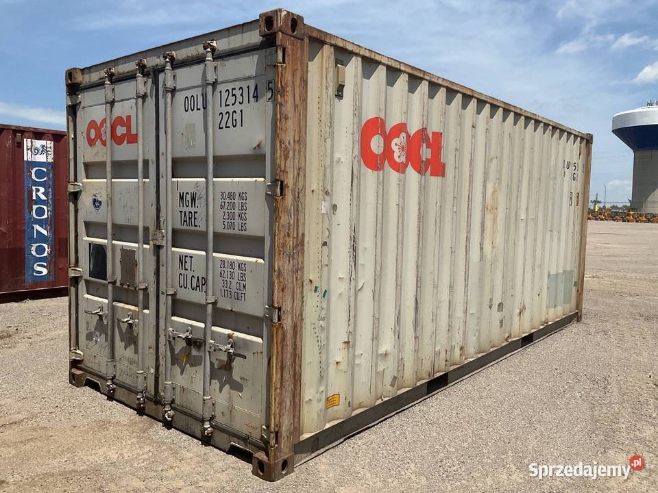 Kontener morski magazynowy 20DV 6 metrowy