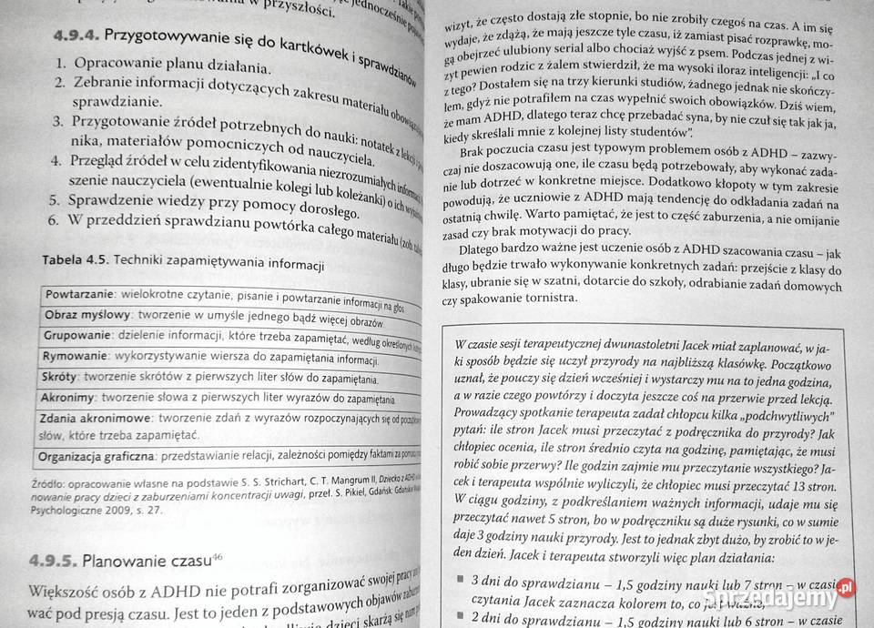 ADHD w szkole Marta Jerzak Artur Kołakowski lubelskie sprzedam