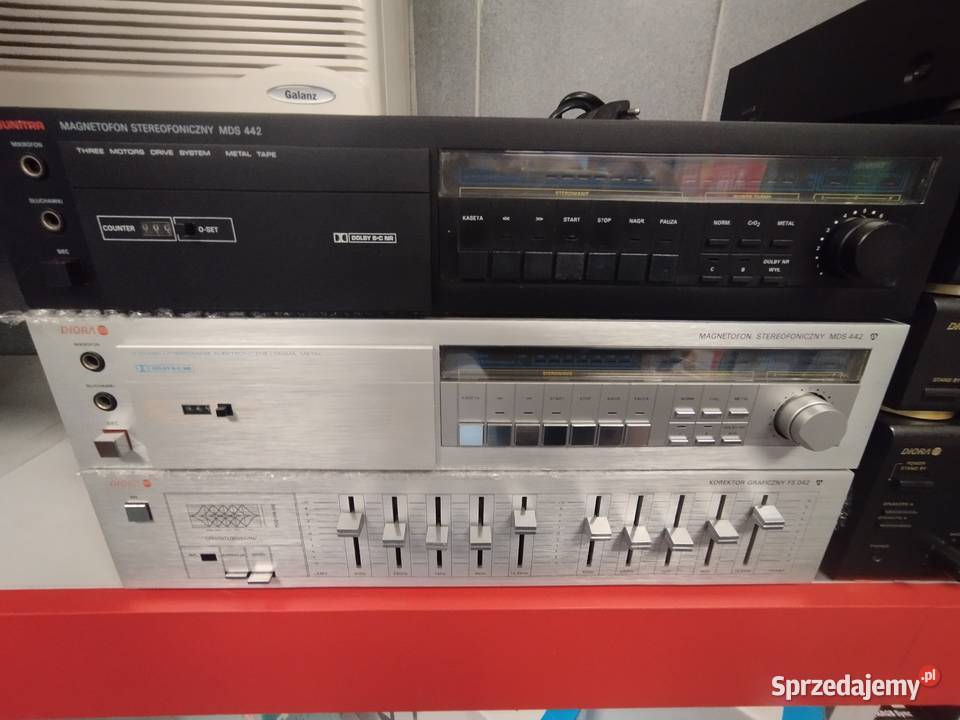 Magnetofon kasetowy szuflada Unitra Diora MDS Zabrze