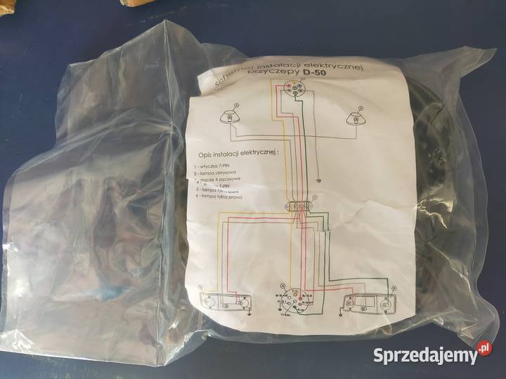 Instalacja elektryczna przyczepy Autosan Sanok kujawsko-pomorskie Brzozówka