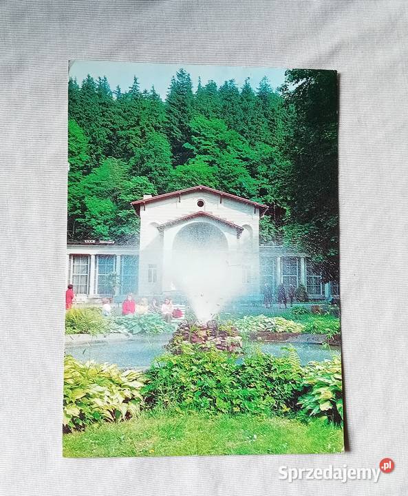 Pocztówka Duszniki Zdrój muszla koncertowa w Koźminek