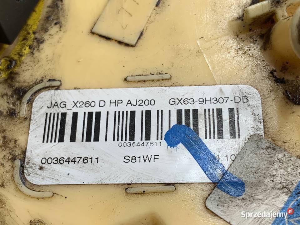 POMPA PALIWA JAGUAR XF II GX639H307DB 20 180 Części samochodowe sprzedam