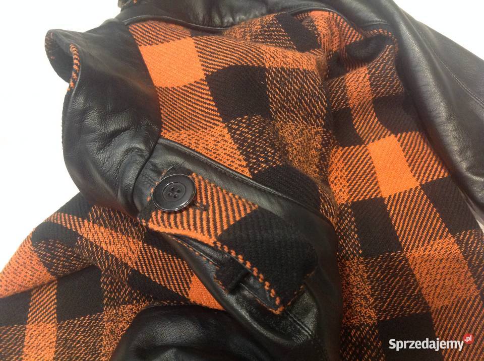 Płaszcz Damski GIL SANTUCCI r S Skórzane rękawy Nowa Sól