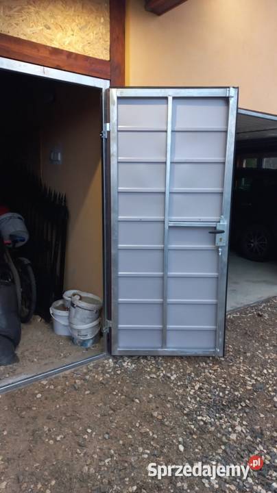 Brama garażowa dwuskrzydłowa stelaż profil nie