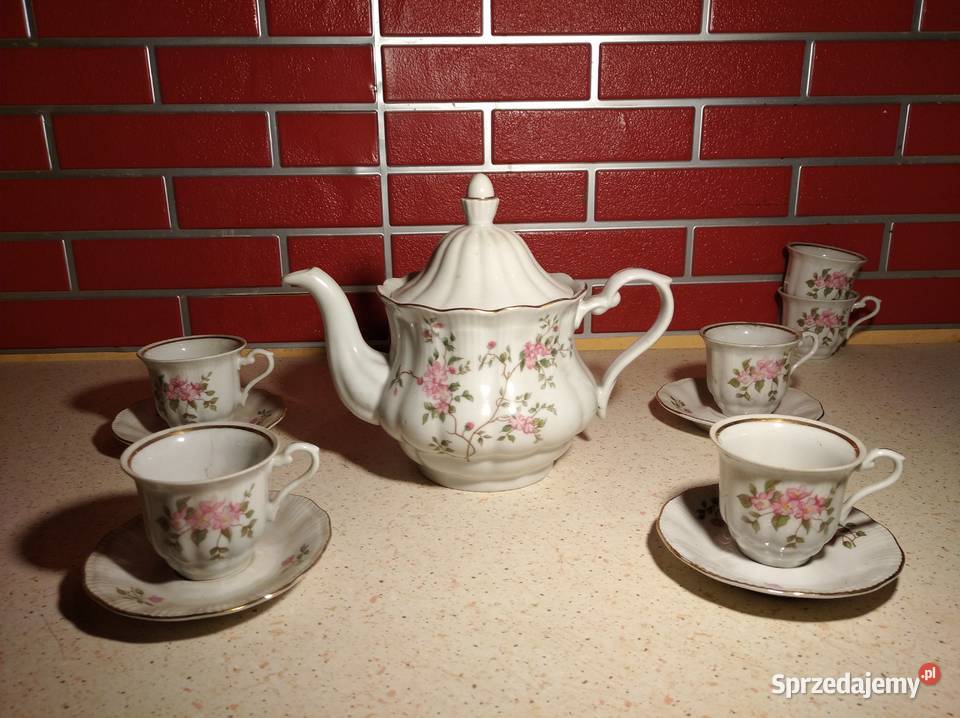 Zestaw kawowy porcelana Wawel Wałbrzych Wrocław