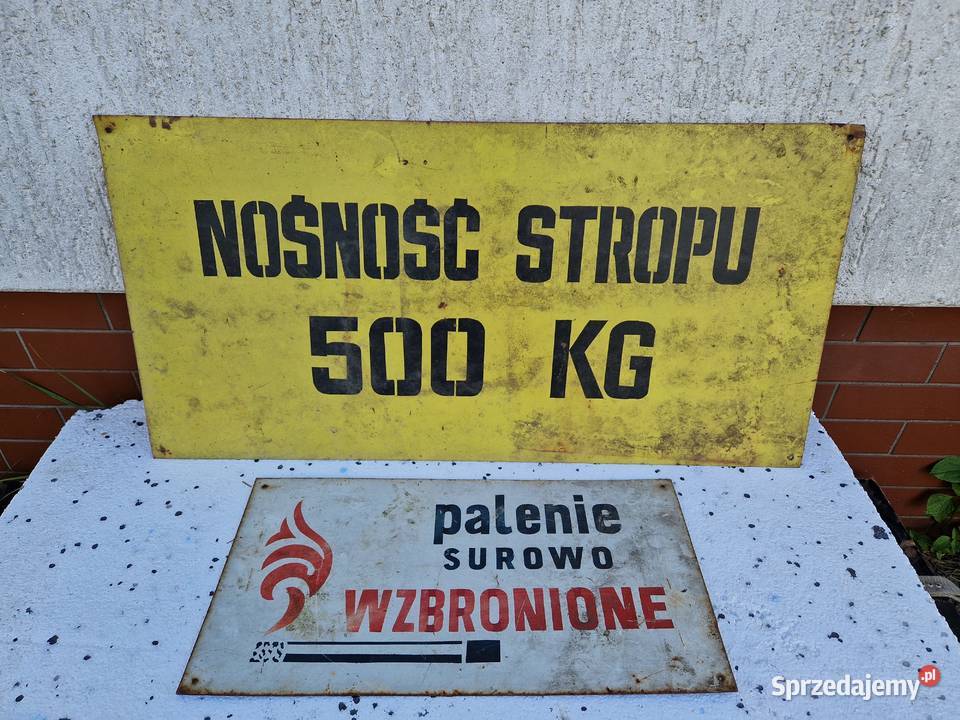 Stare tablice informujące Szczecinek