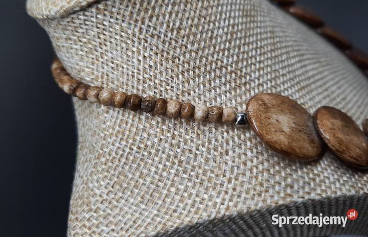 Naszyjnik w odcieniach brązu Lublin