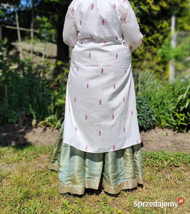 Szerokie spodnie indyjskie 5XL 50 4XL 48 gharara Szczecin
