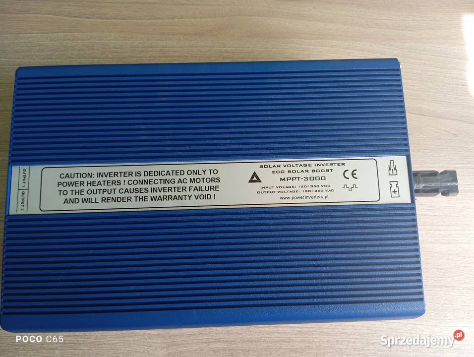 Inwerter solarny Eco Solar boost MPPT3000 podlaskie Białystok sprzedam