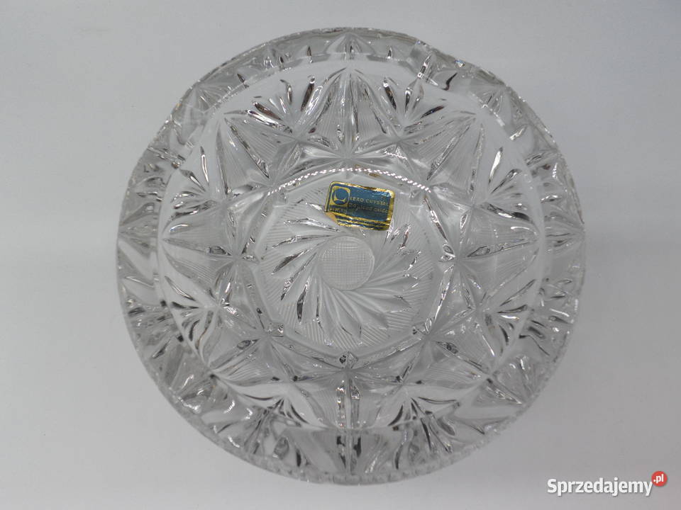 Kryształowa Popielniczka VINTAGE Lausitzer Glas Porcelana i szkło Raszków