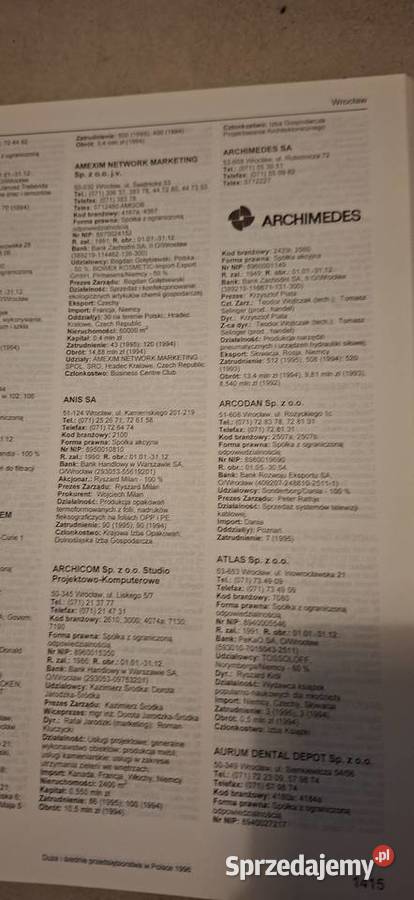 Pierwsze wydanie Duże i Średnie Przedsiębiorstwa Łęczyca