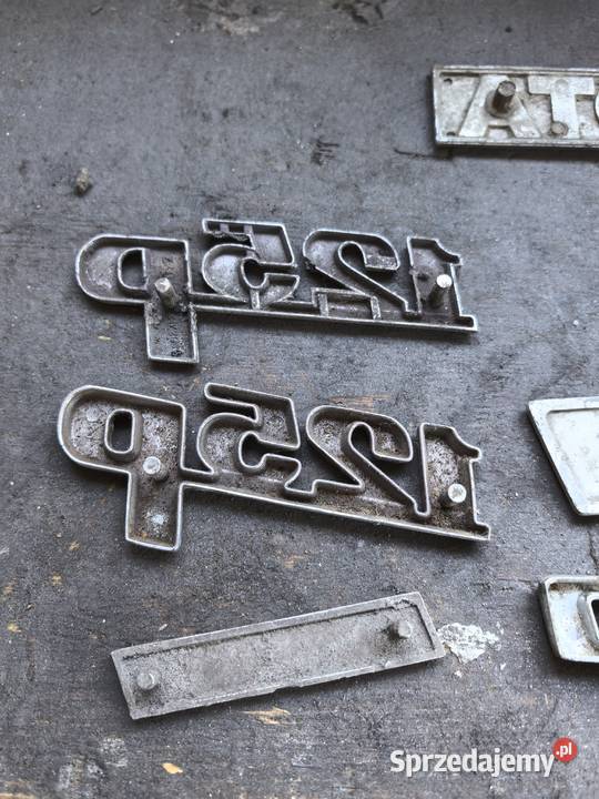 Zestaw znaczków 125p 126p metalowe Pozostałe