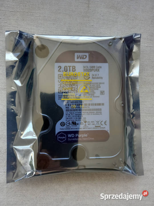 Dysk WD Purple 2TB SATA do monitoringu mało Tomaszów Lubelski