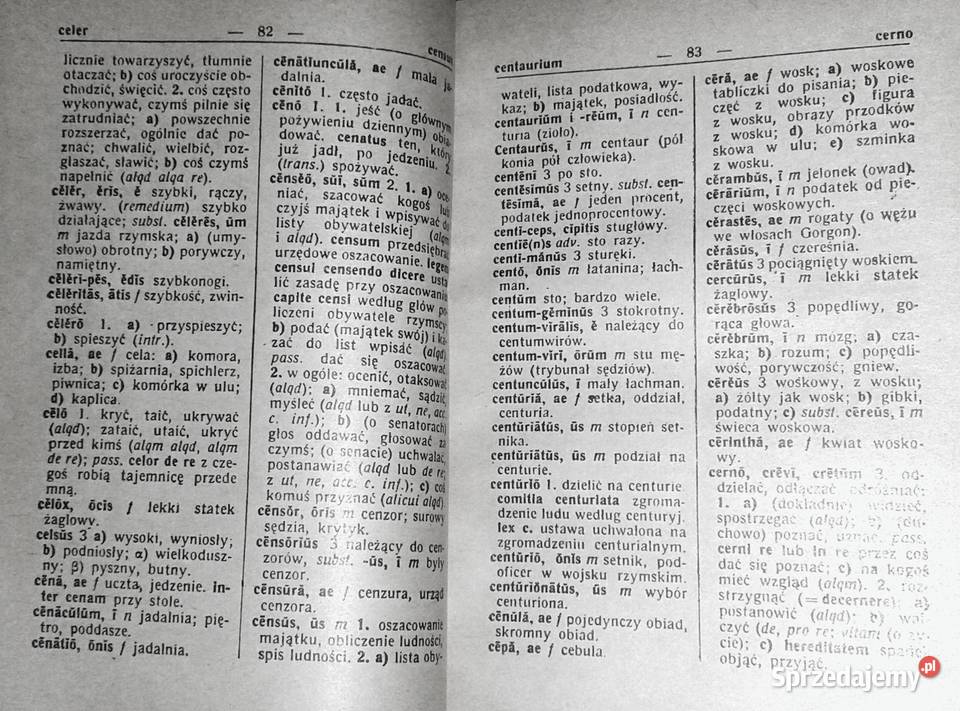 Słownik łacińsko polski Kazimierz Kumaniecki Chełm sprzedam