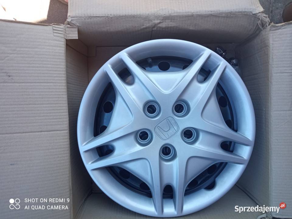 Oryginalne felgi stalowe i kołpaki śruby Honda Krępa Słupska