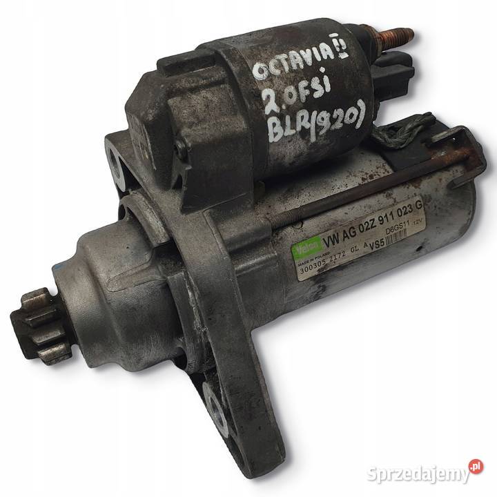 ROZRUSZNIK VW Eos Passat B6 Skoda Octavia II 20 Układ elektryczny silnika Chełm