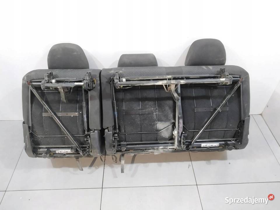 FOTELE II RZĄD TYŁ KOMPLET 18R VW Volkswagen Fotele i kanapy