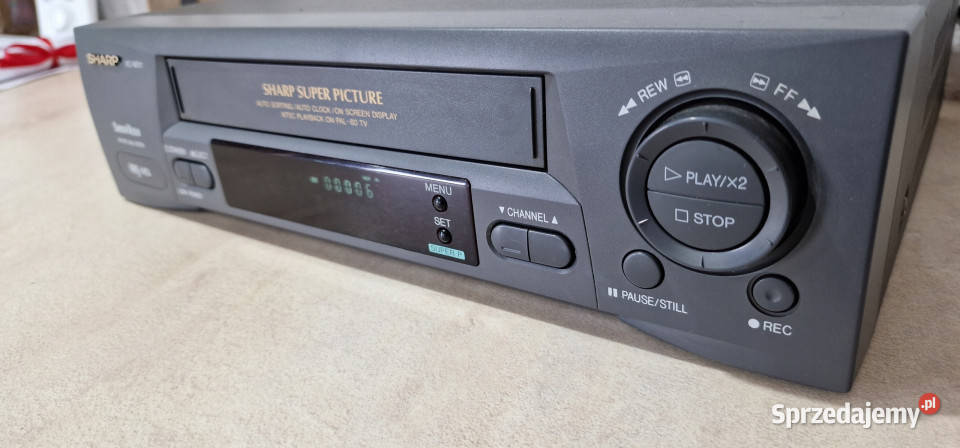 Video magnetowid SHARP VC M 311 VCM311 VHS PILOT wielkopolskie Międzychód sprzedam