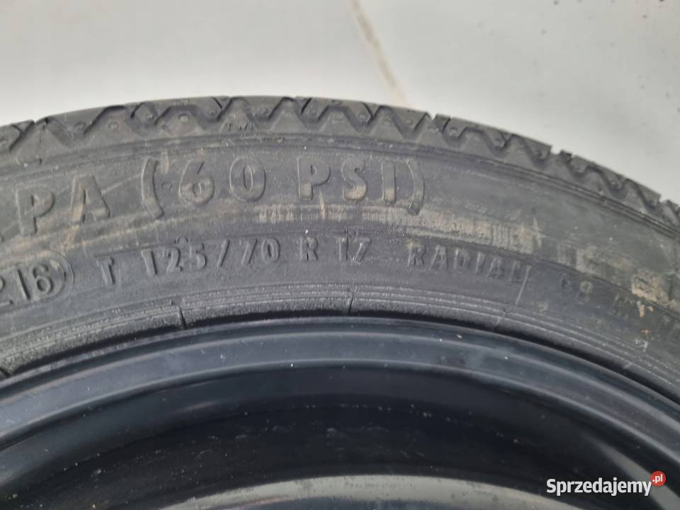KOŁO DOJAZDOWE Opel Insignia A 12570 R17 5x120 lubelskie Chełm