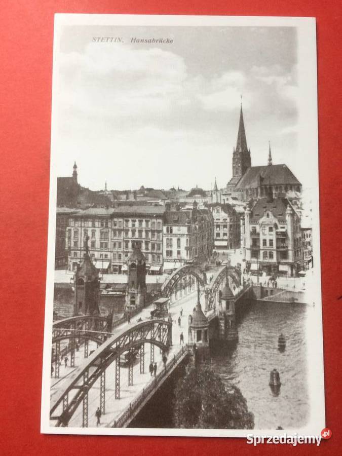 836 Reprint Most Hanzy Szczecin Pocztówki i karty telefoniczne