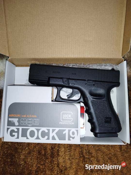 Pistolet nowy GLOCK19 na naboje Co2 podkarpackie Pilzno