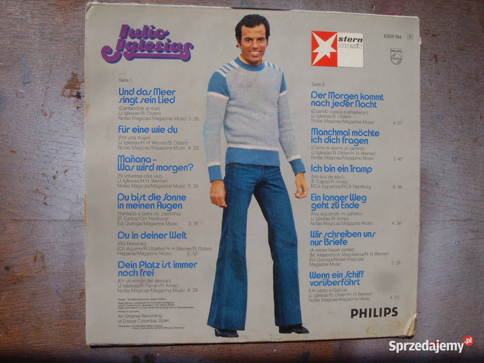 POP LP JULIO IGLESIAS PHILIPS kaseta