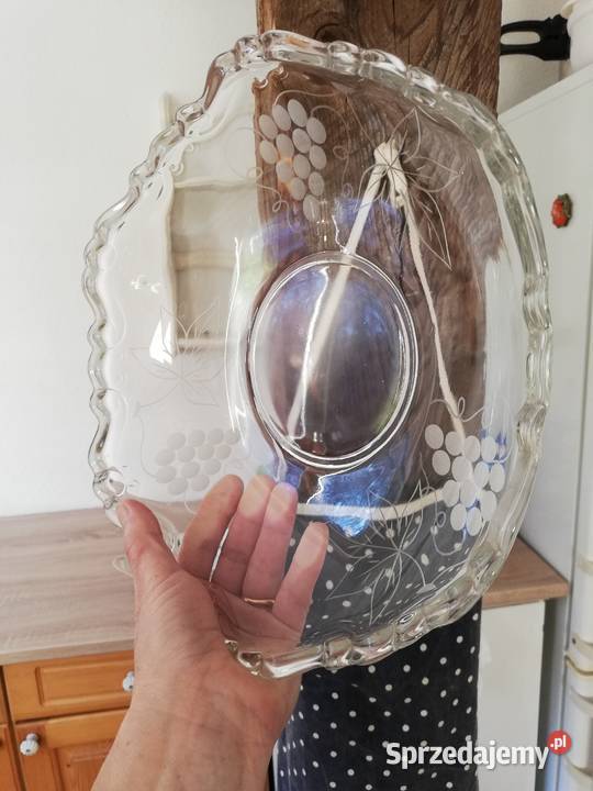 Stara kryształowa patera sprzedam