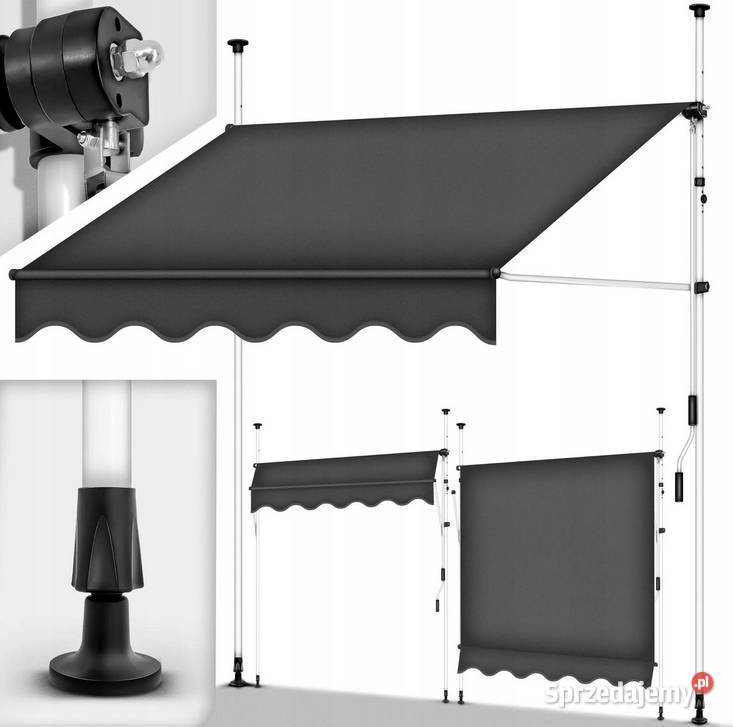 Tillvex markiza balkonowa 300 przeciwsłoneczna Pozostałe Pasłęk