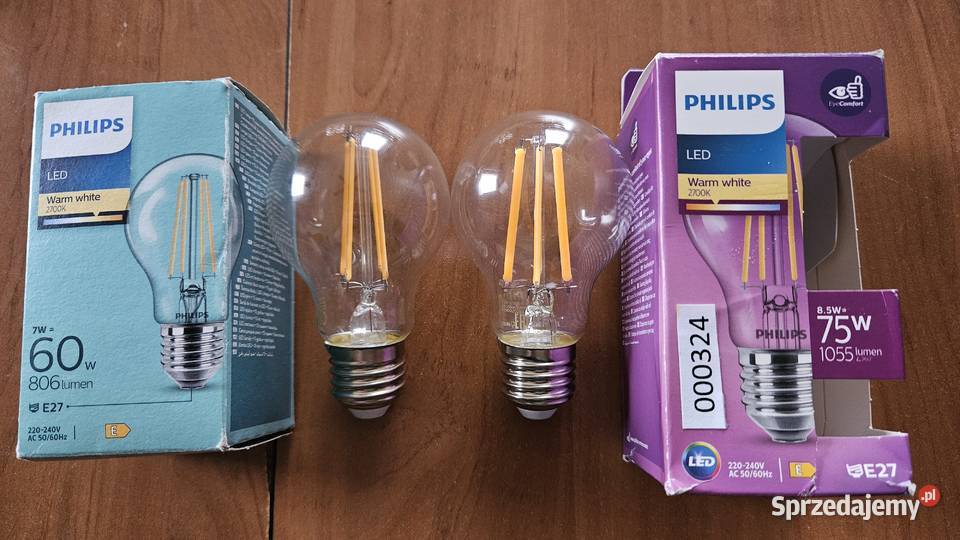Żarówka Philips ledowa 75W 60W nowe Szczecin