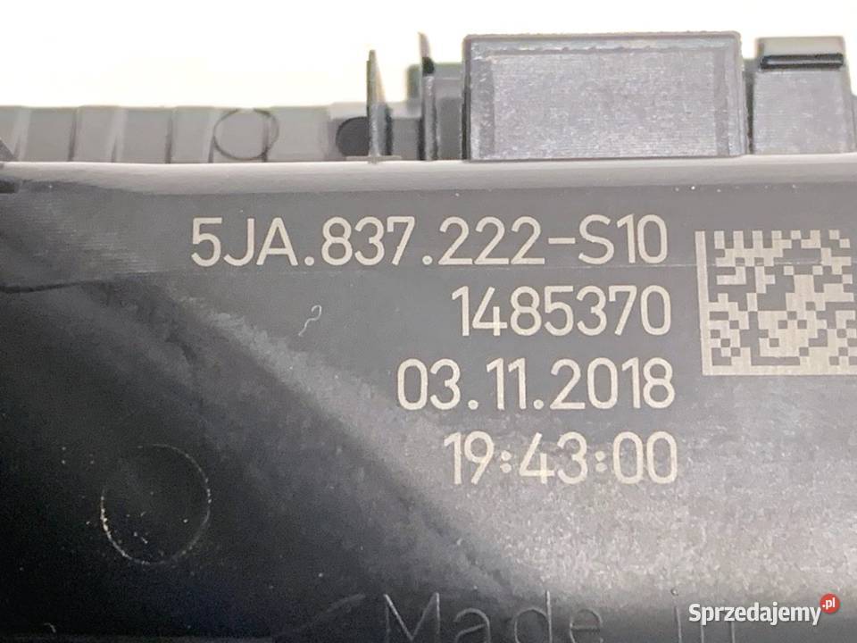 KLAMKA WEWNĘTRZNA PRAWY PRZÓD SKODA RAPID podkarpackie sprzedam