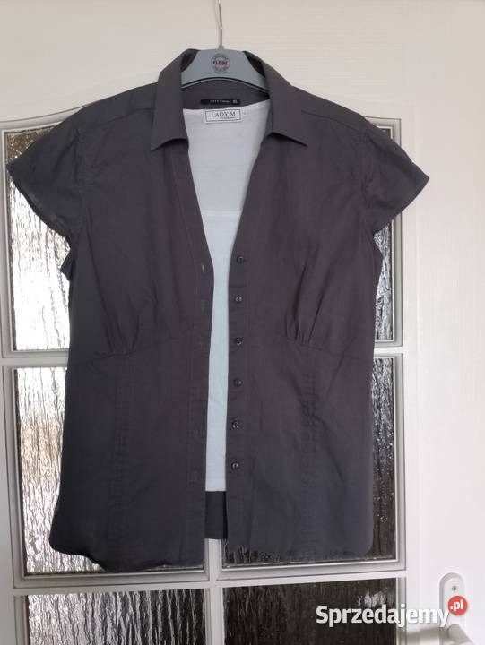 BLUZKA szara z krótkimi rękawami wdzianko Oborniki sprzedam