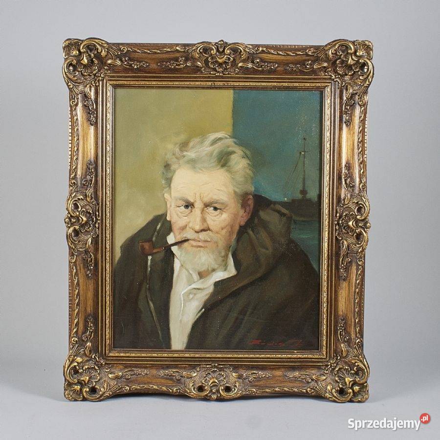 Oryginalny Sygnowany Stary Obraz Olejny w mazowieckie Warszawa sprzedam