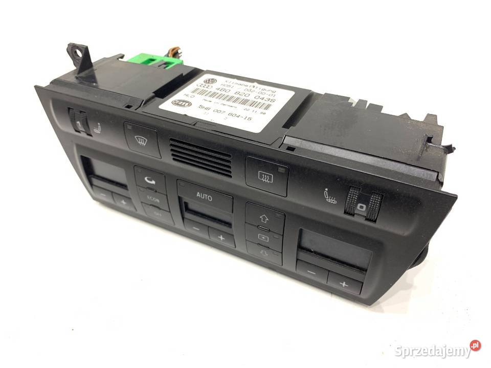 PANEL STEROWANIA NAWIEWU AUDI A6 C5 4B0820043S