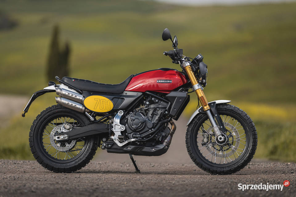 Fantic Caballero 700 Scrambler czerwony model zachodniopomorskie