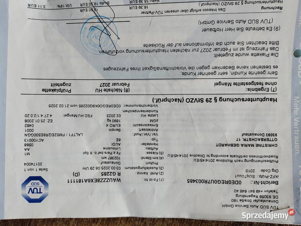 AUDI A4 20 BENZYNA 115000