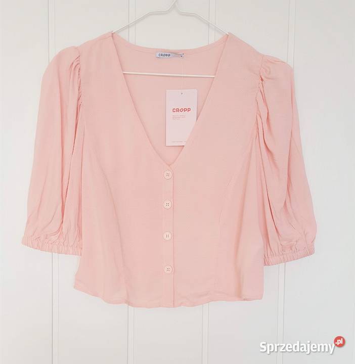 Nowa bluzka Cropp M 38 wiskoza crop top koszula Bluzki i koszule zachodniopomorskie