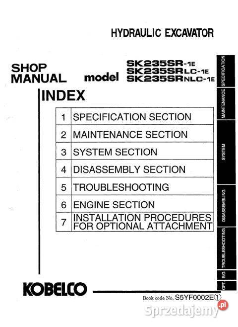 Kobelco SK235SR1E SK235SRLC1E SK235SRLNC1E Kielce sprzedam