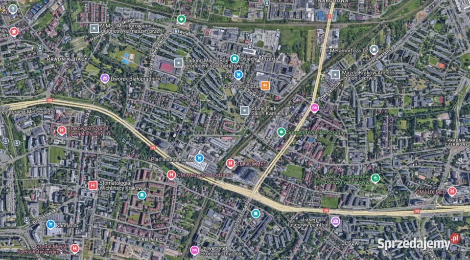 OS MOZARTA DUŻE MIEJSCE POSTOJOWE 20m2 do Kraków